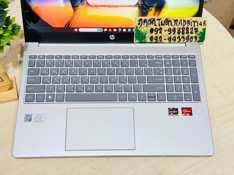 HP Pavillion Ryzen3 Series7 Radeon Graphic ,Ram 8G , M.2 Pcle 512G จอ15.6" Full HD ประกันศูนย์ 2026  เล่นเกม เขียนแบบ รูปที่ 4
