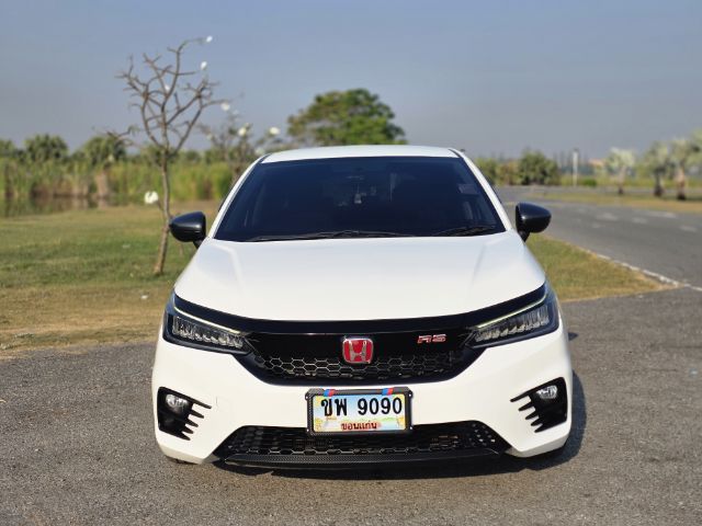 Honda City 2021 1.0 S+ Sedan เบนซิน ไม่ติดแก๊ส เกียร์อัตโนมัติ ขาว รูปที่ 3