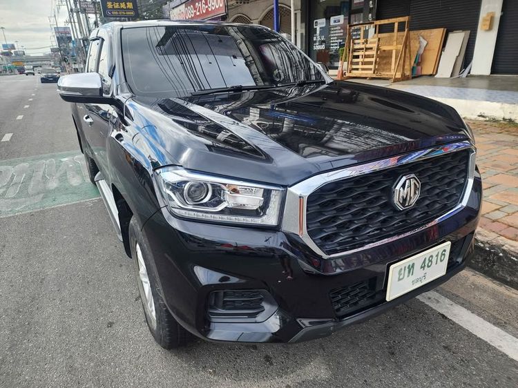 MG Extender 2021 2.0 Grand D Pickup ดีเซล ไม่ติดแก๊ส เกียร์ธรรมดา ดำ รูปที่ 2