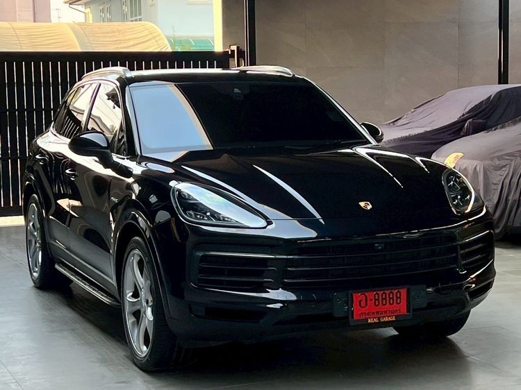 Porsche Cayenne 2019 3.0 S E-Hybrid 4WD Utility-car ปลั๊กอินไฮบริด (PHEV) ไม่ติดแก๊ส เกียร์อัตโนมัติ ดำ รูปที่ 2