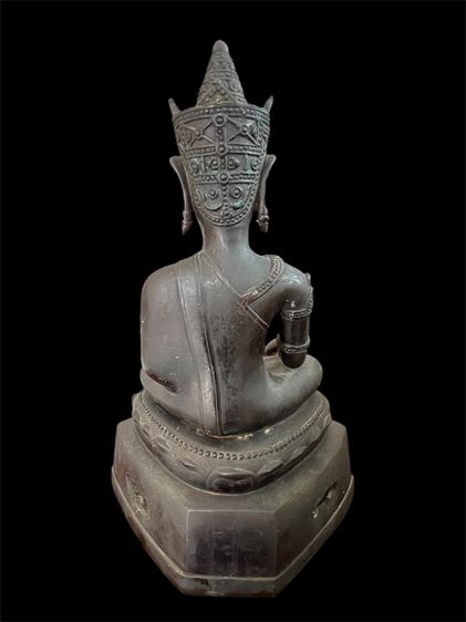 พระบูชาเชียงแสนทรงเครื่อง  ขนาด หน้าตัก 6 นิ้ว รูปที่ 2