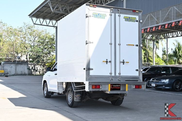 Toyota Hilux Revo 2021 2.4 Entry Pickup ดีเซล ไม่ติดแก๊ส เกียร์ธรรมดา ขาว รูปที่ 3