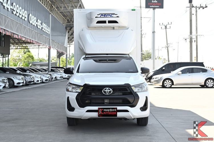 Toyota Hilux Revo 2021 2.4 Entry Pickup ดีเซล ไม่ติดแก๊ส เกียร์ธรรมดา ขาว รูปที่ 2