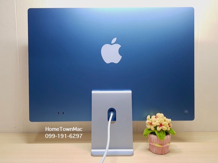 iMac (Retina 4.5K 24-inch, 2024) M4 8-Core CPU 8-Core GPU SSD 256Gb Ram 16Gb สีฟ้า ครบกล่อง มีประกัน รูปที่ 8