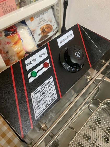 ของใหม่ เตาทอดไฟฟ้า หม้อทอดไฟฟ้า ขนาด 8 ลิตร หม้อทอดเพื่อการพาณิชย์ Deep fryer หม้อทอด เตาทอด รูปที่ 4