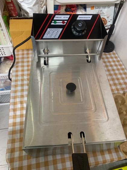 ของใหม่ เตาทอดไฟฟ้า หม้อทอดไฟฟ้า ขนาด 8 ลิตร หม้อทอดเพื่อการพาณิชย์ Deep fryer หม้อทอด เตาทอด รูปที่ 3