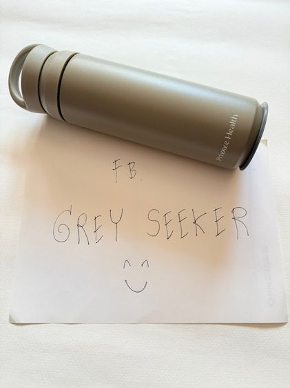 กระบอกน้ำ เก็บร้อนเย็น SUS 304 สีเขียวเทา รูปที่ 2