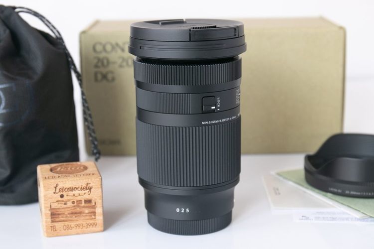 Sigma 20-200mm F3.5-6.3 DG E-Mount สภาพสวย ประกันศูนย์ยาวๆ รูปที่ 9