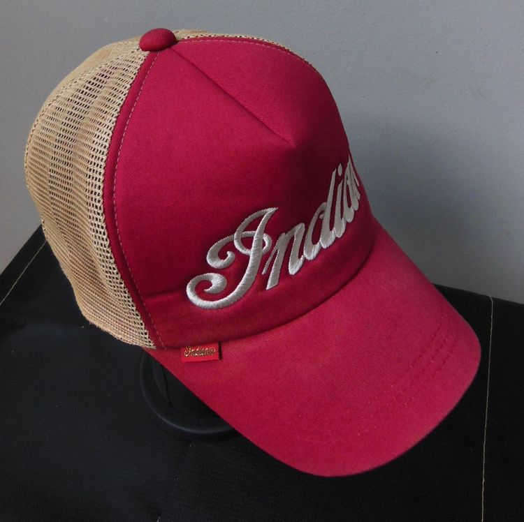 หมวกแก็ป Indian Motorcycle (Trucker Hat) ของแท้ มือสอง สภาพดี รูปที่ 6