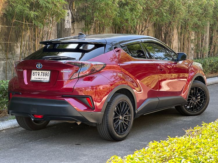Toyota C-HR 2018 1.8 HV Hi Sedan ไฮบริด ไม่ติดแก๊ส เกียร์อัตโนมัติ แดง รูปที่ 2