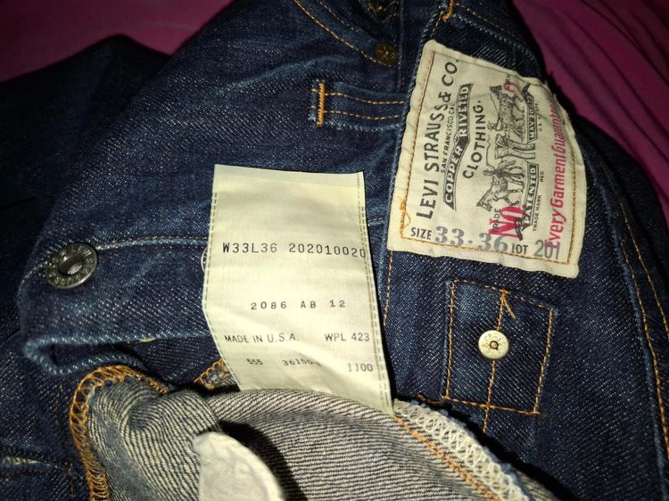  Levi's 201 lvc 1920