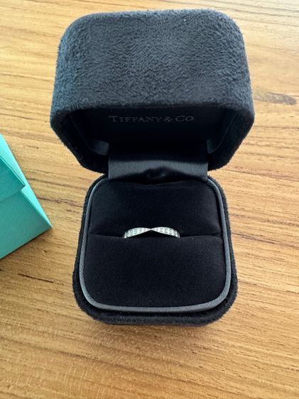Tiffany and Co. Harmony Platinum Diamond Ring