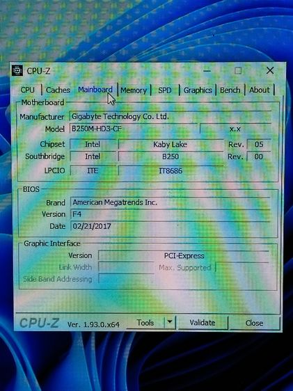 i5-7500 ๑3.8ghz 4c 4t การ์ดจอในตัวhd630 ๑ 350mhz พร้อม GIGABYTE รุ่น ga-b250m-hd3 ซิ้งลม แผ่นปิดหลัง  มีเก็บปลายทาง รูปที่ 6