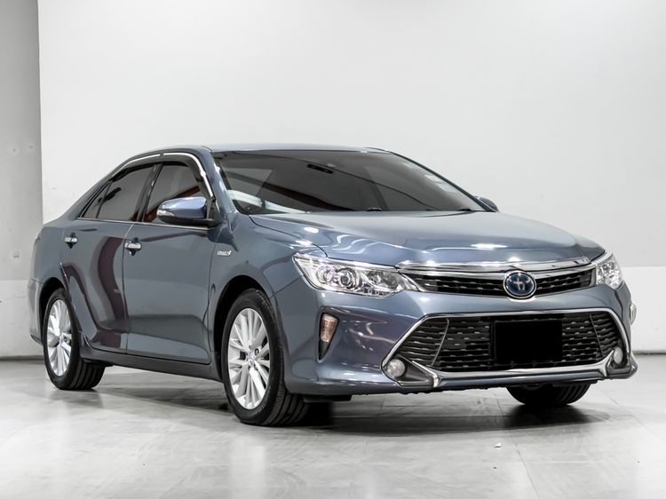 Toyota Camry 2015 2.5 Hybrid Premium Sedan ไฮบริด เกียร์อัตโนมัติ เทา รูปที่ 3