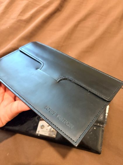 กระเป๋า Auth Louis Vuitton Monogram Mini Glace Pochette Anouschka PM Clutch Bag รูปที่ 5