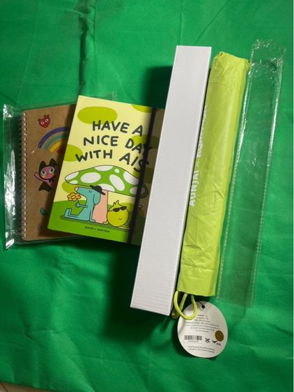 สมุดกระเป๋าพร้อมร่ม