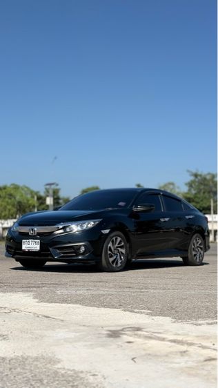Honda Civic 2019 1.8 EL i-VTEC Sedan เบนซิน ไม่ติดแก๊ส เกียร์อัตโนมัติ ดำ รูปที่ 3