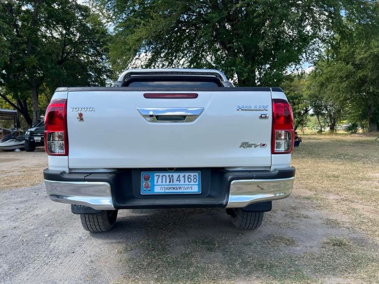 Toyota Hilux Revo 2018 2.4 G Prerunner Pickup ดีเซล ไม่ติดแก๊ส เกียร์ธรรมดา ขาว รูปที่ 4