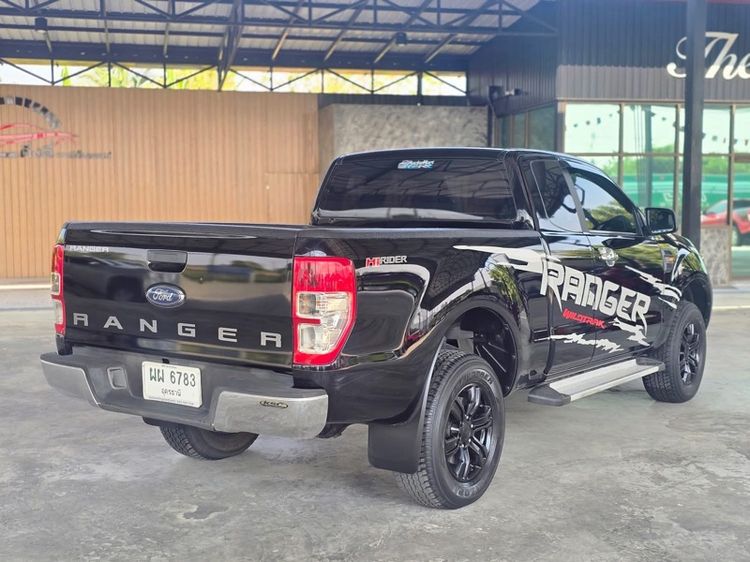 Ford Ranger 2018 2.2 Hi-Rider XLT Pickup ดีเซล ไม่ติดแก๊ส เกียร์ธรรมดา ดำ รูปที่ 4