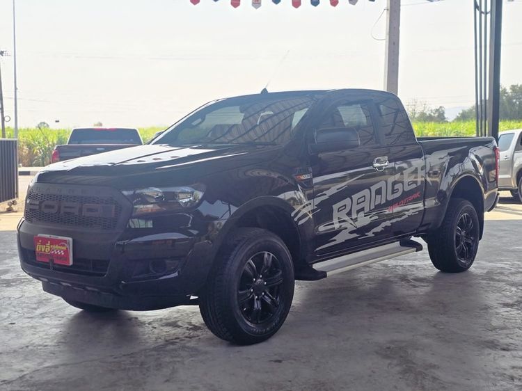 Ford Ranger 2018 2.2 Hi-Rider XLT Pickup ดีเซล ไม่ติดแก๊ส เกียร์ธรรมดา ดำ รูปที่ 2