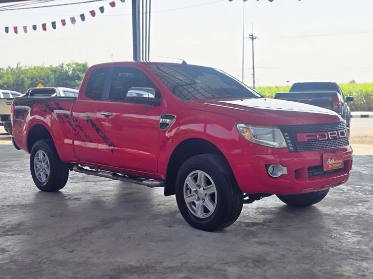 Ford Ranger 2013 2.2 Hi-Rider XLT Pickup ดีเซล ไม่ติดแก๊ส เกียร์ธรรมดา แดง รูปที่ 2