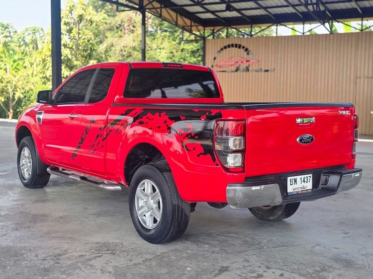Ford Ranger 2013 2.2 Hi-Rider XLT Pickup ดีเซล ไม่ติดแก๊ส เกียร์ธรรมดา แดง รูปที่ 4
