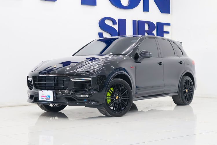 Porsche Cayenne 2015 3.0 S E-Hybrid 4WD Utility-car ไฮบริด ไม่ติดแก๊ส เกียร์อัตโนมัติ ดำ