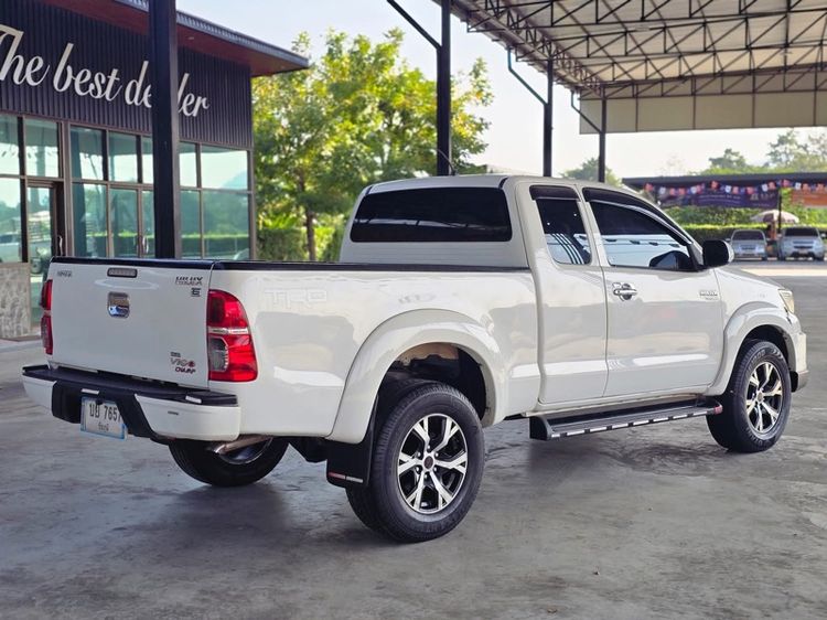 Toyota Hilux Vigo Champ 2014 Smart Cab 2.5 E VNT Prerunner TRDSportivo Pickup ดีเซล ไม่ติดแก๊ส เกียร์ธรรมดา ขาว รูปที่ 4
