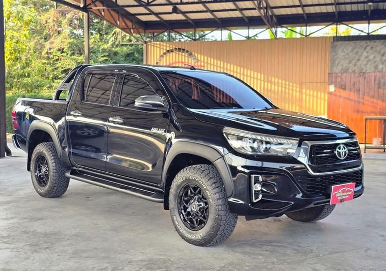 Toyota Hilux Revo 2019 2.4 E Prerunner Pickup ดีเซล ไม่ติดแก๊ส เกียร์ธรรมดา ดำ รูปที่ 2