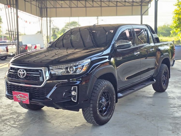 Toyota Hilux Revo 2019 2.4 E Prerunner Pickup ดีเซล ไม่ติดแก๊ส เกียร์ธรรมดา ดำ
