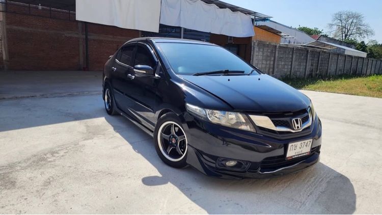Honda City 2012 1.5 Sv i-VTEC Sedan เบนซิน ไม่ติดแก๊ส เกียร์อัตโนมัติ ดำ รูปที่ 3