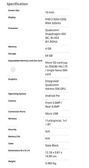 lenovo Tab x605LC รูปที่ 3