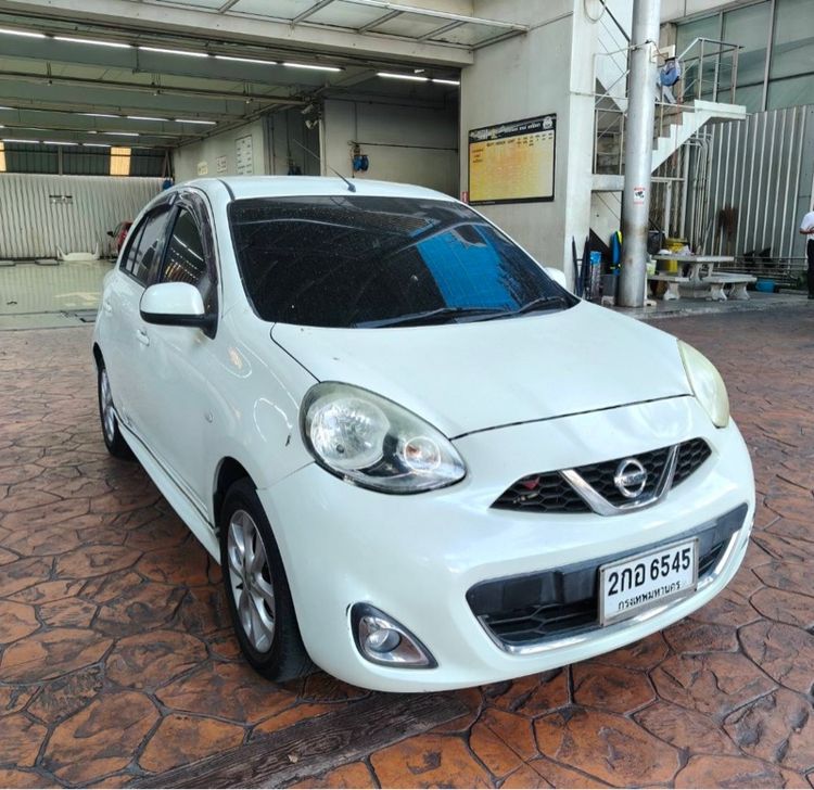Nissan March 2013 1.2 VL Sedan เบนซิน ไม่ติดแก๊ส เกียร์อัตโนมัติ ขาว รูปที่ 2