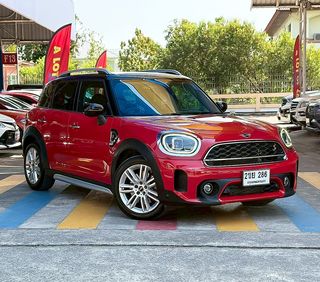 MINI Countryman Cooper S LCI F60 ปี 2021จด2022 มือเดียวแท้ ไมล์ 9 หมื่นโลแท้ๆ ไม่เคยเฉี่ยวชน ประวัติศูนย์ครบตรวจสอบได้ สีแดงสด เงาวับ ตัวจริ