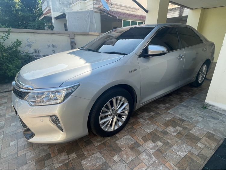 Toyota Camry 2017 2.4 Hybrid Sedan ไฮบริด เกียร์อัตโนมัติ บรอนซ์เงิน รูปที่ 3