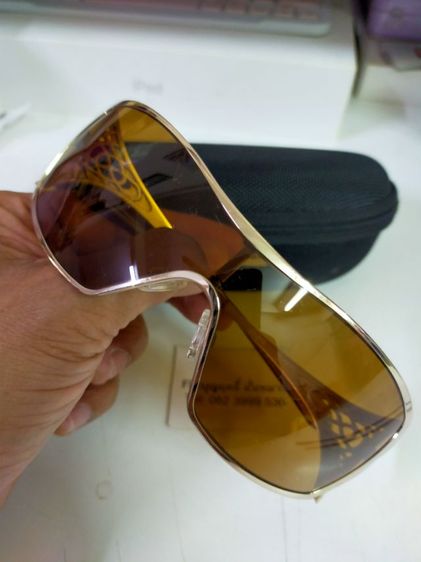 แว่นตากันแดด แว่นกันแดด Oakley Dart 05-672  ของแท้ กรอบPolished Gold เลนส์ Bronze Vintage ยุคY2Kหายากแล้ว สภาพดีสวยๆ
