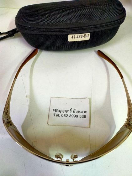 แว่นกันแดด Oakley Dart 05-672  ของแท้ กรอบPolished Gold เลนส์ Bronze Vintage ยุคY2Kหายากแล้ว สภาพดีสวยๆ รูปที่ 11