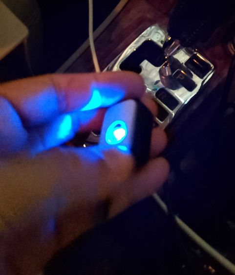Blue LED Blinking Shark Fin Antenna Light Made in Japan รูปที่ 13