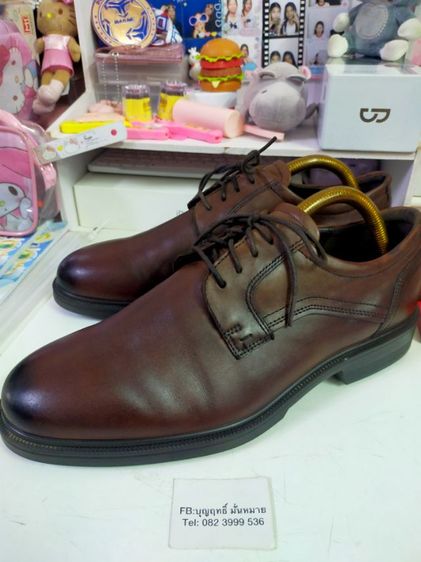น้ำตาล รองเท้าหนังทั่วไป UK 9 | EU 43 1/3 | US 9.5 อื่นๆ รองเท้าหนังแท้ ecco ไซซ์ 43 วัดได้ 28ซม. สภาพใหม่ ไม่มีตำหนิหนังนิ่ม ใส่นุ่มเท้า ใส่สบาย ข้างในสะอาด พื้นดี