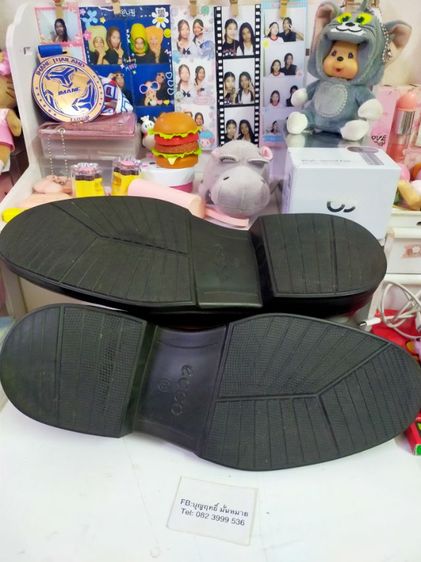 รองเท้าหนังแท้ ecco ไซซ์ 43 วัดได้ 28ซม. สภาพใหม่ ไม่มีตำหนิหนังนิ่ม ใส่นุ่มเท้า ใส่สบาย ข้างในสะอาด พื้นดี รูปที่ 10