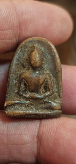 พระซุ่มกอเนื้อดินไม่ลายกนก รูปที่ 2