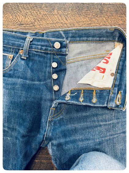 ยีนส์Levi’s 501 BigE ริมแดงทั้งตัว รูปที่ 3