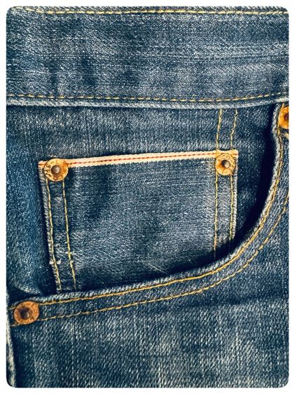 ยีนส์Levi’s 501 BigE ริมแดงทั้งตัว รูปที่ 5
