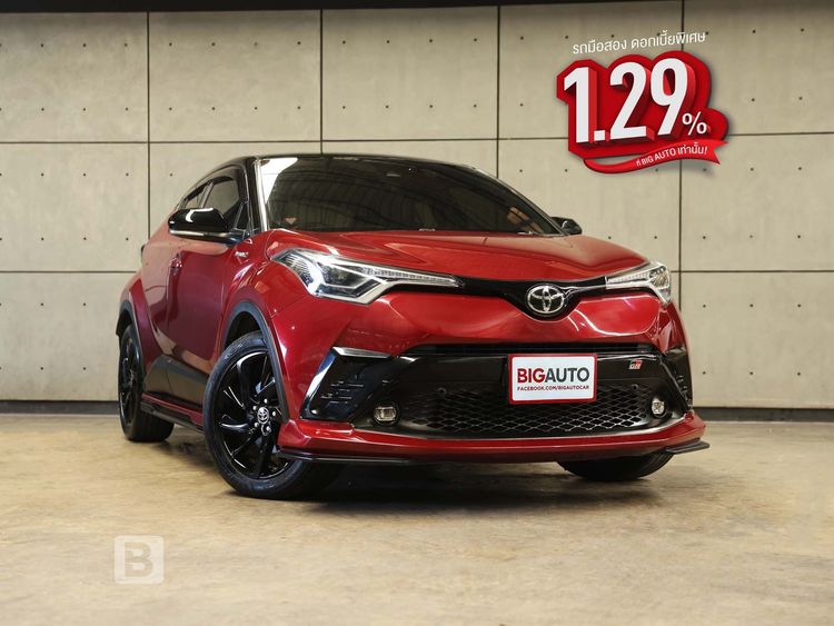 Toyota C-HR 2023 1.8 HEV GR Sport Utility-car ไฮบริด ไม่ติดแก๊ส เกียร์อัตโนมัติ แดง