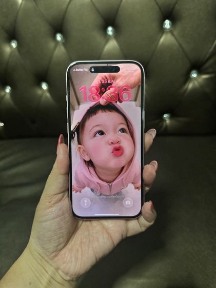 iPhone 15 128GB สีชมพู แบต 100 ค่า รูปที่ 7