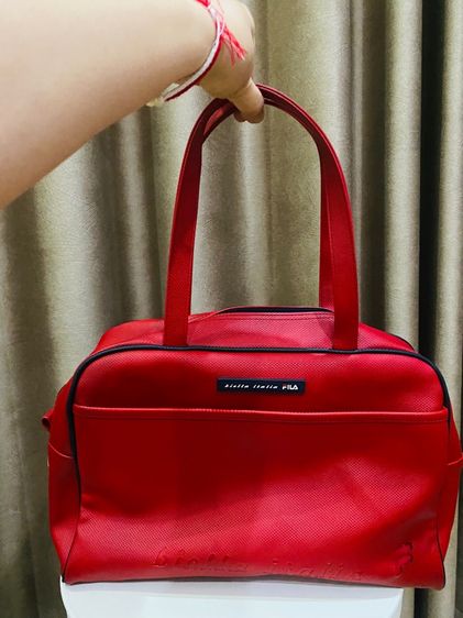 กระเป๋า FILA แท้ 💯FILA Biella Italia Shoulder Bag  สีแดง กันน้ำ ส่งฟรี  รูปที่ 3