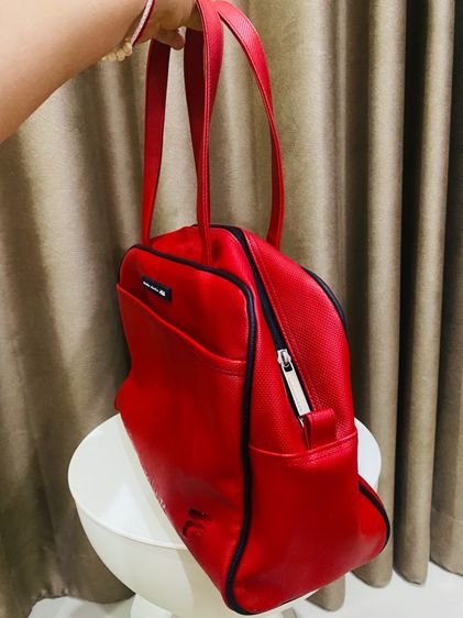 กระเป๋า FILA แท้ 💯FILA Biella Italia Shoulder Bag  สีแดง กันน้ำ ส่งฟรี  รูปที่ 5
