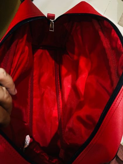 กระเป๋า FILA แท้ 💯FILA Biella Italia Shoulder Bag  สีแดง กันน้ำ ส่งฟรี  รูปที่ 7