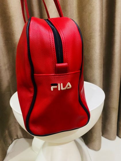 กระเป๋า FILA แท้ 💯FILA Biella Italia Shoulder Bag  สีแดง กันน้ำ ส่งฟรี  รูปที่ 12