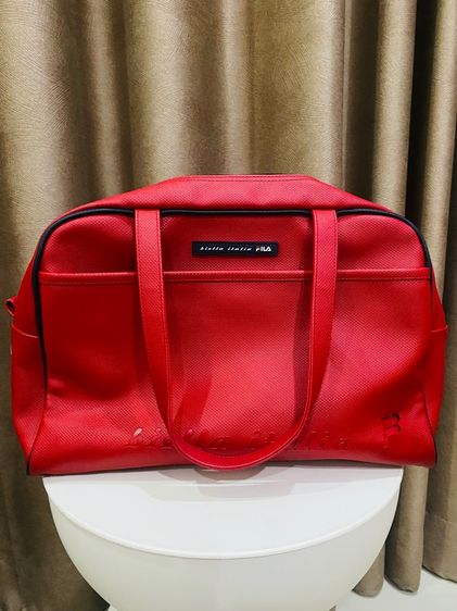 กระเป๋า FILA แท้ 💯FILA Biella Italia Shoulder Bag  สีแดง กันน้ำ ส่งฟรี  รูปที่ 18